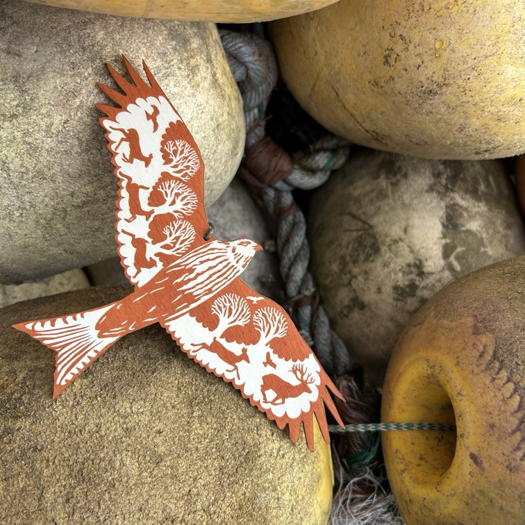 Wooden Kite Decoration