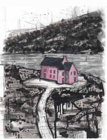 Liana Moran Pink House Card