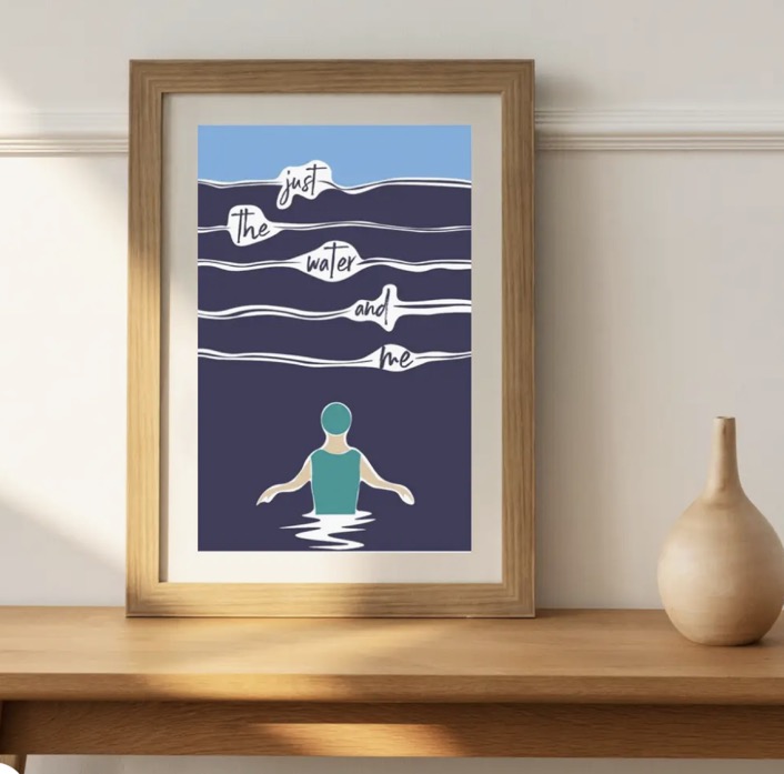 Fiddy & Mabel Wild Swimming Print